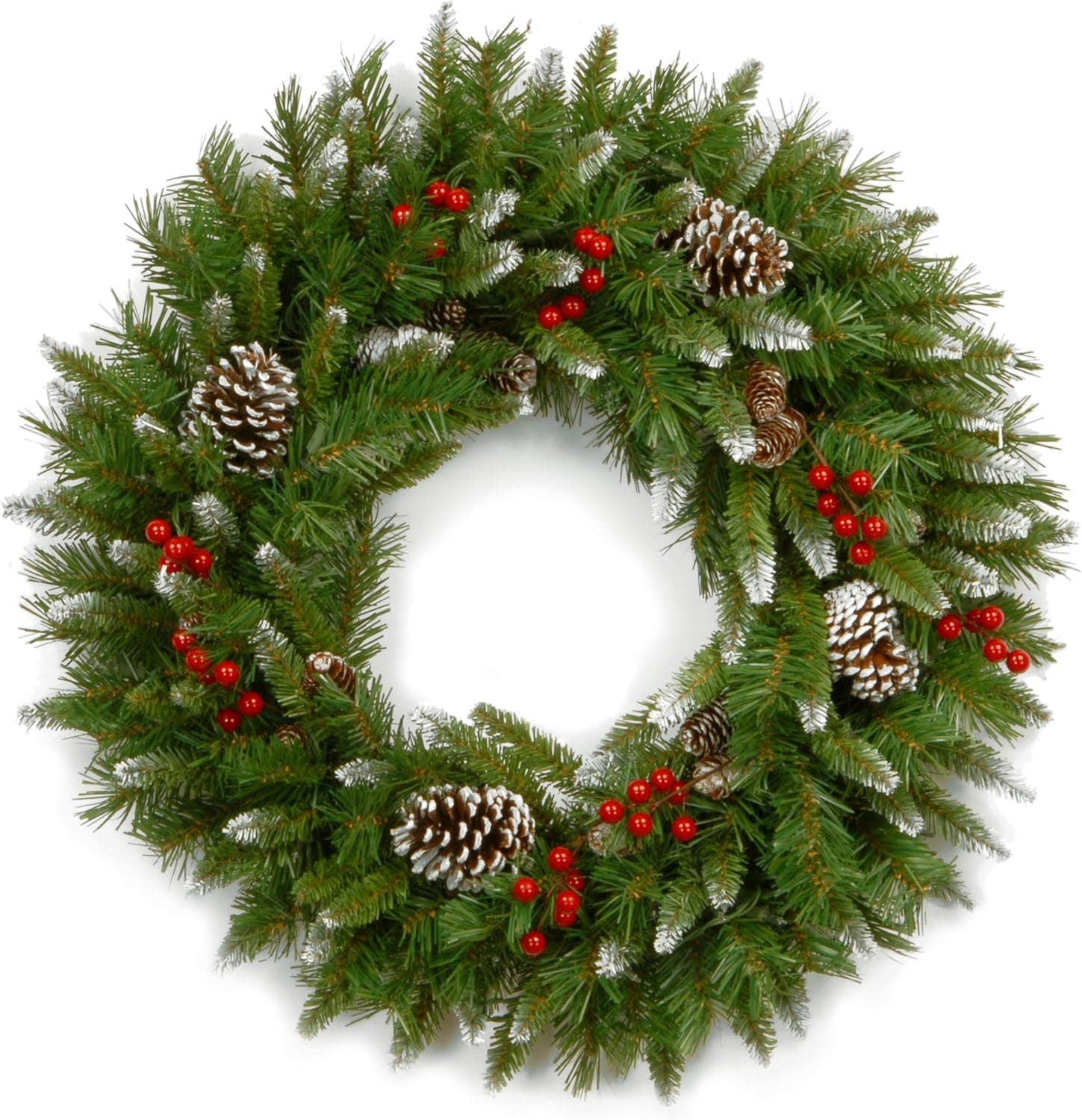National Tree Company 24 in Frosted Berry Wreath 🎄