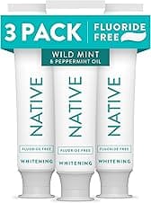 Native Fluoride Free Toothpaste, Whitening, 4.1oz ⚙️