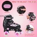 Thumbnail 3 de Nattork Kids Roller Skates Adjustable, Size 4 🛼