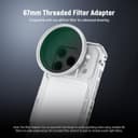 Thumbnail 3 de NEEWER Phone Cage for iPhone 17 Pro Max with 67mm Filter Ring 📷