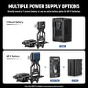 Thumbnail 7 de NEEWER PS015 PRO Foldable V Mount Battery Plate for DSLR Rig 📷