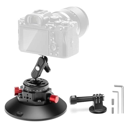 NEEWER 6" Suction Cup Camera Mount with Ball Head 📷