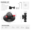 Thumbnail 8 de NEEWER 6" Suction Cup Camera Mount with Ball Head 📷