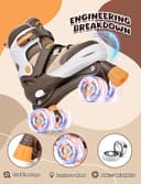 Thumbnail 2 de NEMONE Mermaid 4 Adjustable Light-Up Roller Skates 4️⃣ ⛸️