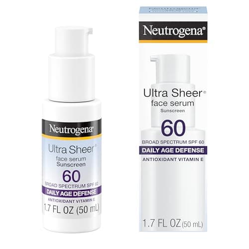 Neutrogena Ultra Sheer Face Sunscreen SPF 60 ⚡