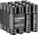 Thumbnail principal de NICEBATT Rechargeable AAA 1100mAh batteries 🔋