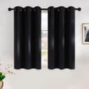 Thumbnail principal de NICETOWN Blackout Curtains 42" x 45" Black 🪟