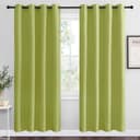 Thumbnail principal de NICETOWN Fresh Green Blackout Curtains, 78 in ⌚