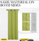 Thumbnail 4 de NICETOWN Fresh Green Blackout Curtains, 78 in ⌚