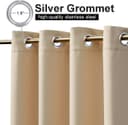 Thumbnail 1 de NICETOWN Outdoor Patio Curtain 84x108 in Biscotti Beige 🪟