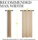 Thumbnail 6 de NICETOWN Room Darkening Curtain Panels 42x68 🪟