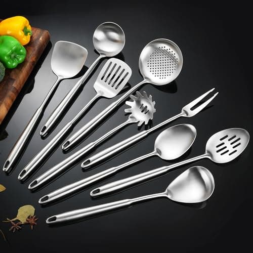 NIITAWH Stainless Steel 9-Piece Utensil Set 🍴