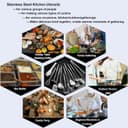 Thumbnail 2 de NIITAWH Stainless Steel 9-Piece Utensil Set 🍴