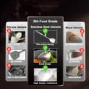 Thumbnail 3 de NIITAWH Stainless Steel 9-Piece Utensil Set 🍴