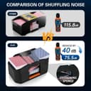 Thumbnail 1 de Nileole Quiet & Rechargeable 2-Deck Card Shuffler 2000 mAh 🎲