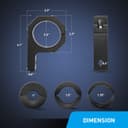 Thumbnail 1 de Nilight 90020D LED mounting bracket kit 4 pcs 🛠️