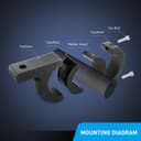 Thumbnail 5 de Nilight 90020D LED mounting bracket kit 4 pcs 🛠️