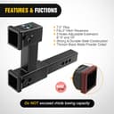 Thumbnail 3 de Nilight Dual Hitch Extension 10" receiver 📦