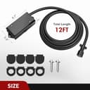 Thumbnail 4 de Nilight Heavy Duty 7 Way Inline Trailer Plug 12 ft 🚗