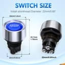 Thumbnail 4 de Nilight Start Engine Button 12V 50A ignition switch 🚗