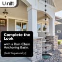 Thumbnail 4 de U-nitt 8.5 FT Rain Chain for Gutters ⚙️