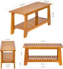 Thumbnail 5 de NNN 36" Teak Shower Bench ⚙️