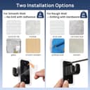 Thumbnail 3 de No Drill Curtain Rod 28-47" ⌚