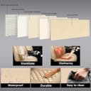 Thumbnail 5 de NS YOLO Full Coverage Leather Car Seat Covers 5 Seats Beige 🪑