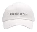 Thumbnail principal de Official Merch Here for It All White Cap 🧢