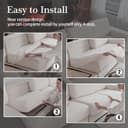 Thumbnail 6 de OHSIO Couch Cushion Cover for Sectional Sofa 1 Piece 🛋️