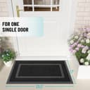 Thumbnail 1 de OLANLY Front Door Mat 29.5x17 — Indoor Outdoor Doormat 🧼