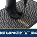 Thumbnail 3 de OLANLY Front Door Mat 29.5x17 Absorbent Doormat 🧼