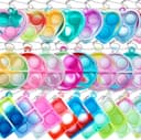 Thumbnail principal de ONKULL Pop Fidget Keychain 30-Pack mini pop-it toys 🎁