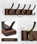 Thumbnail 6 de Optish 16.5" Wood Coat Rack ⌚