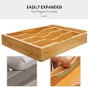 Thumbnail 4 de oridom Expandable Bamboo Drawer Organizer for Cutlery 🍽️