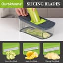 Thumbnail 1 de Ourokhome Mandolin Slicer 6-Blade 🍴