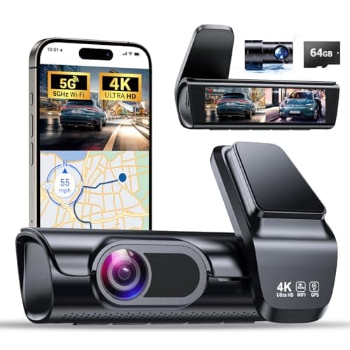 OVAMAN K600 4K Dash Cam with GPS and Wi‑Fi 📷