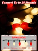 Thumbnail 1 de Oviejo C7 LED 25 ft Christmas String Lights 🎄