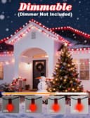 Thumbnail 6 de Oviejo C7 LED 25 ft Christmas String Lights 🎄