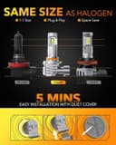 Thumbnail 5 de OXILAM H11 9005 Halogen Replacement Bulbs 4-pack 💡