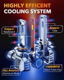 Thumbnail 2 de OXILAM H11 LED Driving Bulb 70,000LM 🚗