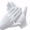 Thumbnail principal de 3 Pairs White Cotton Gloves for Eczema Care 🧤