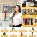 Thumbnail 5 de Pants Hangers Space Saving 2-Pack — Closet Organizer 🧥