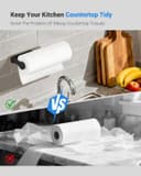 Thumbnail 2 de Paper Towel Holder Under Cabinet One-Handed Tear 🧻