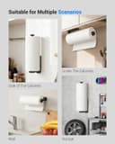 Thumbnail 4 de Paper Towel Holder Under Cabinet One-Handed Tear 🧻