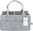 Thumbnail principal de Parker Baby Diaper Caddy Gray — Diaper Organizer 🧺