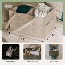 Thumbnail 3 de Parker Baby Diaper Caddy Gray — Diaper Organizer 🧺