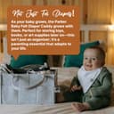 Thumbnail 6 de Parker Baby Diaper Caddy Gray — Diaper Organizer 🧺