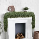 Thumbnail 6 de 2 Pcs 6ft Cypress Garland 160-branch Christmas greenery 🎄