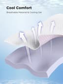 Thumbnail 3 de PERLECARE 3 Inch Gel Memory Foam Topper — Twin 🛏️